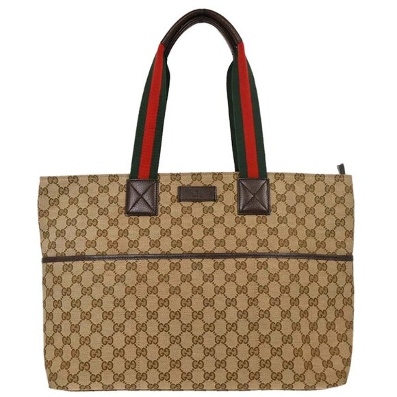 Gucci Beige Sherry GG Tote Bag 155524 520981 - Picture 1 of 11